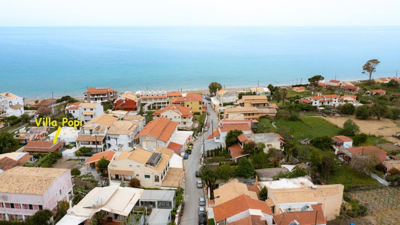 Villa Popi On The Beach Of Agios Gordios Agios Gordios  Exteriér fotografie